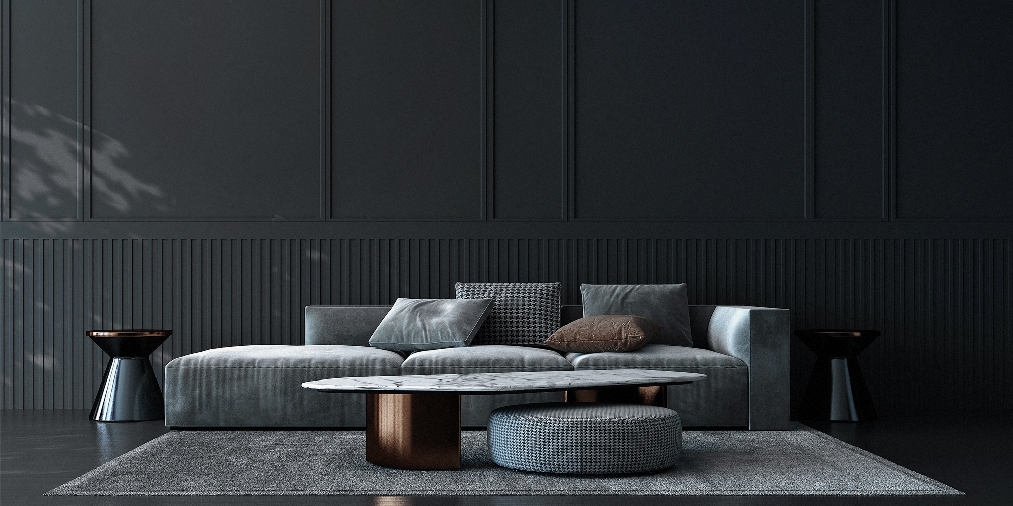 Integra Custom Integration moody and sophisticated lounge space 2000x1000