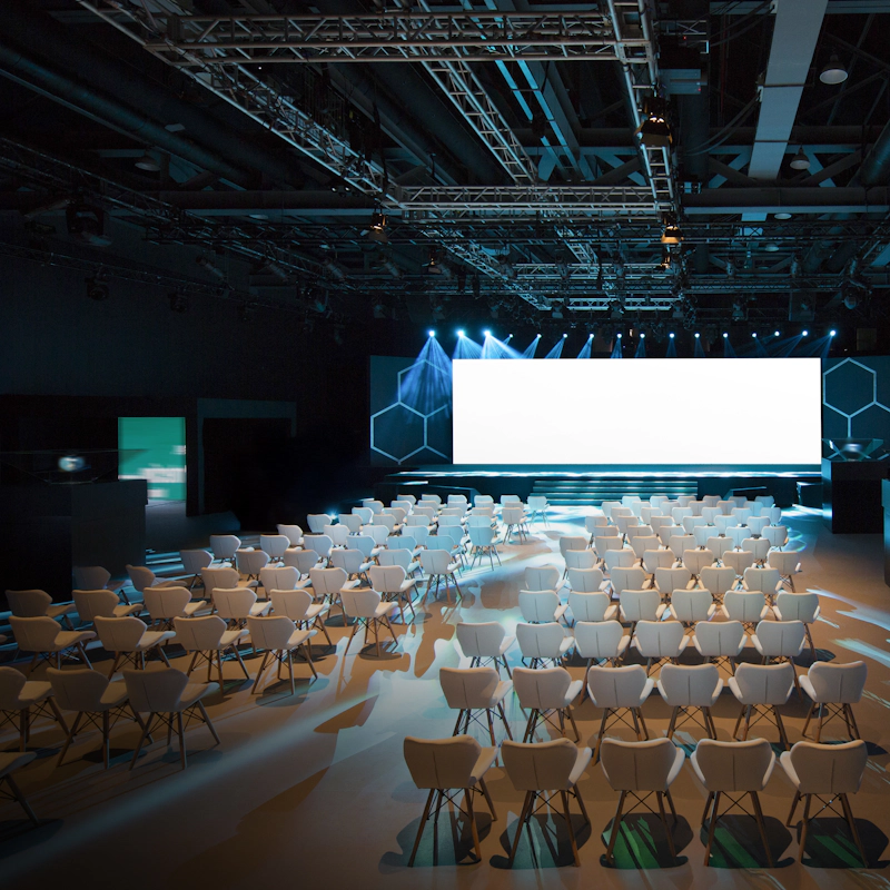 Integra Pro Amps 8500 DSP in large auditorium space for conferences or shows Square No Overlay